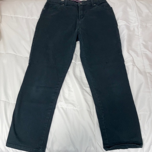 Dark green/blue boyfriend jeans - Picture 1 of 5